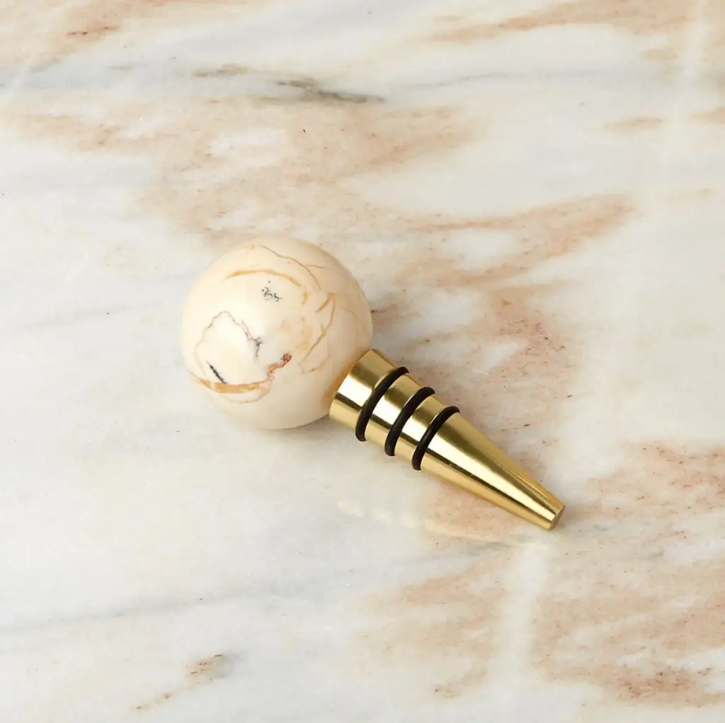 Marmeren flessenstop - bol