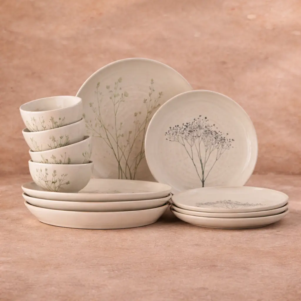 Servies, set van 12
