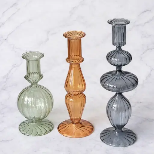 Kandelaars - set van 3